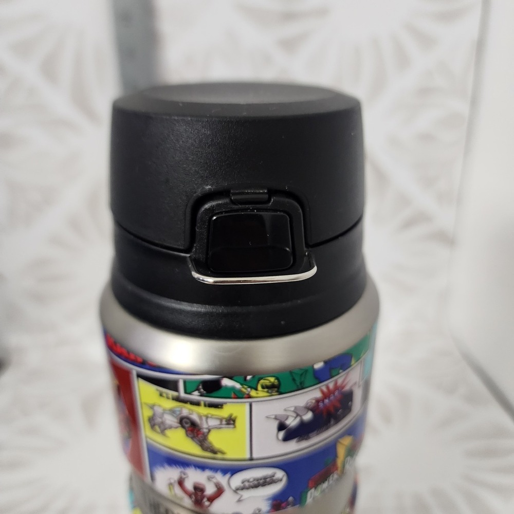 Thermos Funtainer 12oz Stainless Steel Water Bottle Mighty Morphin Power Rangers - Picture 8 of 13